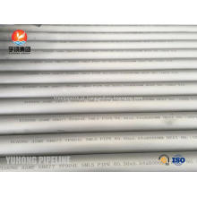 Tubulação sem emenda de aço inoxidável de ASME SB677 TP904L